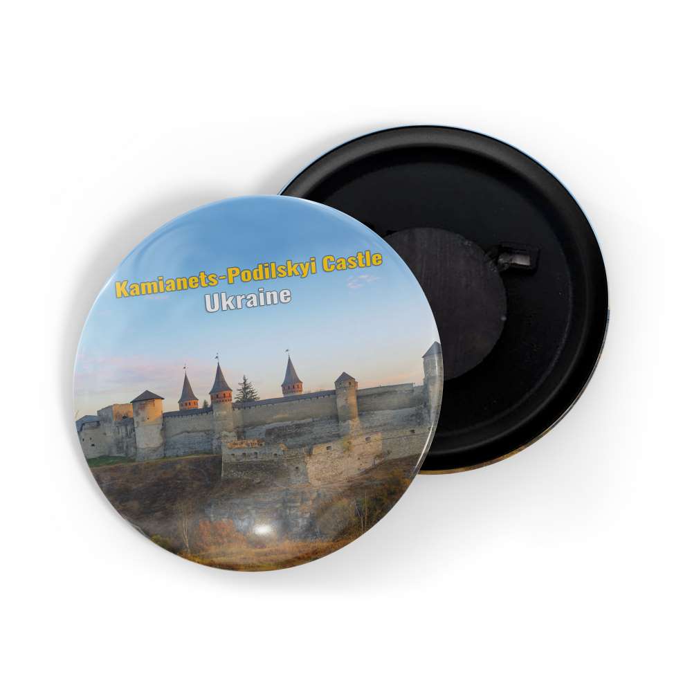 dhcrafts Fridge Magnet Multicolor Famous Tourist Place Kamianets-podilskyi Castle Ukraine D1 Glossy Finish Design Pack of 1